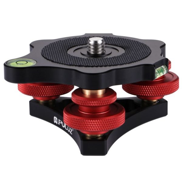 PULUZ Aluminum Alloy Adjustment Dials Leveling Base Ball Head for Camera Tripod Head - Image 2