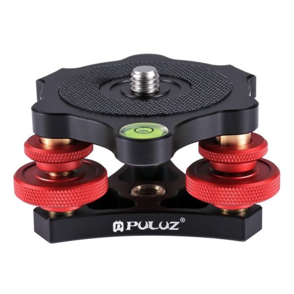 PULUZ Aluminum Alloy Adjustment Dials Leveling Base Ball Head for Camera Tripod Head - Image 3
