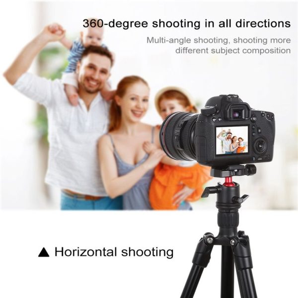PULUZ 360 Degree Rotation Panoramic Metal Ball Head with Quick Release Plate for DSLR & Digital Cameras (Black) - Image 12
