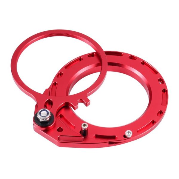 PULUZ Aluminum Alloy 67mm to 67mm Swing Wet-Lens Diopter Adapter Mount for DSLR Underwater Diving Housing (Red) - Image 2