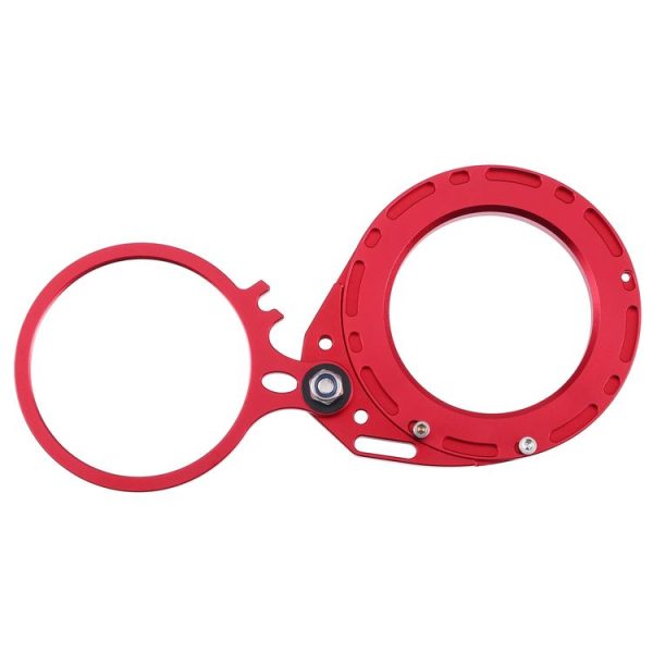 PULUZ Aluminum Alloy 67mm to 67mm Swing Wet-Lens Diopter Adapter Mount for DSLR Underwater Diving Housing (Red) - Image 5