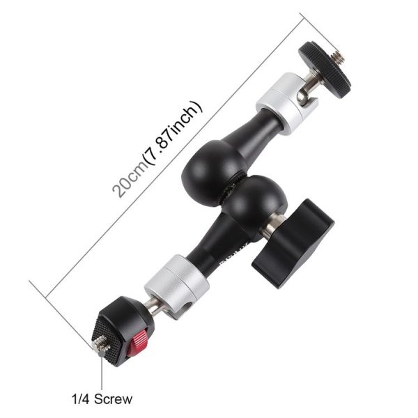 PULUZ 7 inch Aluminium Alloy Adjustable Articulating Friction Magic Arm - Image 4