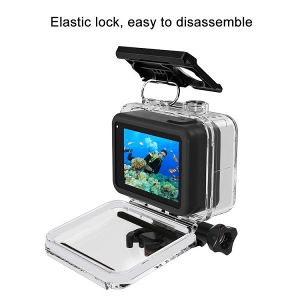 PULUZ 60m Underwater Depth Diving Case Waterproof Camera Housing for GoPro HERO8 Black - Image 4
