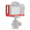 PULUZ 1 / 4 inch Vertical Shoot Quick Release L Plate Bracket Base Holder for Sony A9 (ILCE-9) / A7 III / A7R III (Red)