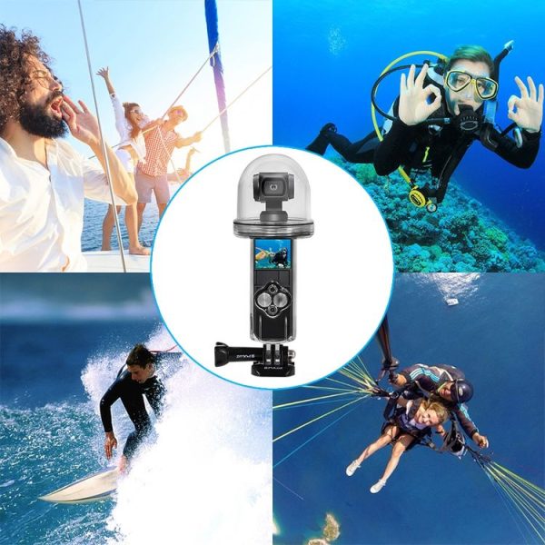 PULUZ 60m Underwater Waterproof Housing Diving Case Cover for DJI Osmo Pocket - Image 10