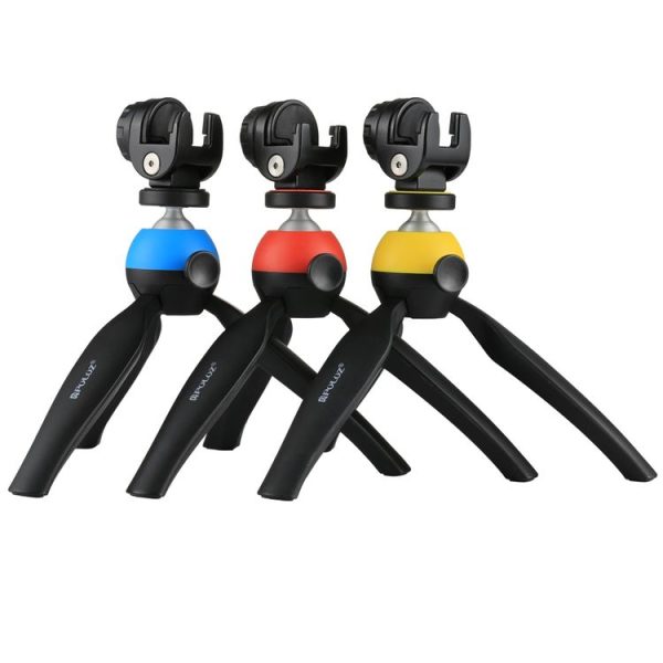 PULUZ Pocket Mini Tripod Mount with 360 Degree Ball Head & Phone Clamp for Smartphones (Red) - Image 13