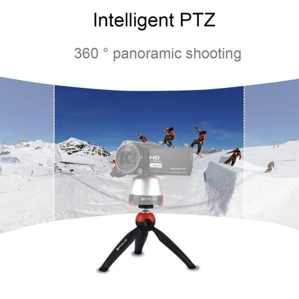PULUZ Pocket Mini Tripod Mount with 360 Degree Ball Head & Phone Clamp for Smartphones (Red) - Image 7