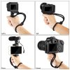 PULUZ Vlogging Live Broadcast Handheld Grip Selfie Rig Stabilizer ABS Tripod Adapter Mount with Cold Shoe Base & Wrist Strap - Image 7