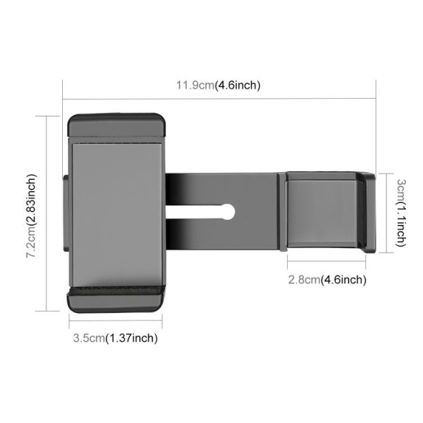 PULUZ Smartphone Fixing Clamp 1 / 4 inch Holder Mount Bracket for DJI OSMO Pocket / Pocket 2 - Image 4