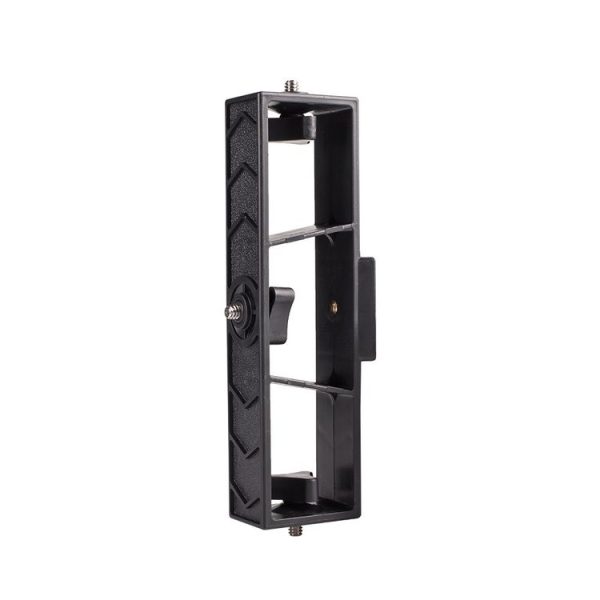 PULUZ Live Broadcast Multi-camera Stand Clip Bracket Holder with 3 x 1 / 4 inch Threads Screw (Black) - Image 3