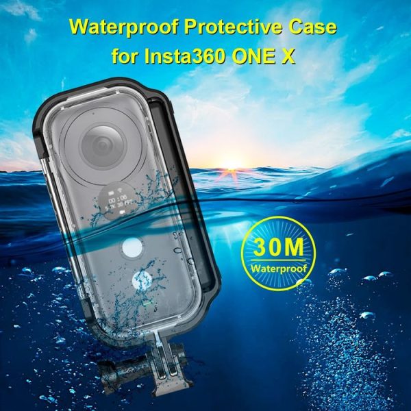 PULUZ 30m Underwater Waterproof Housing Protective Case for Insta360 ONE X, with Buckle Basic Mount & Screw - Image 5