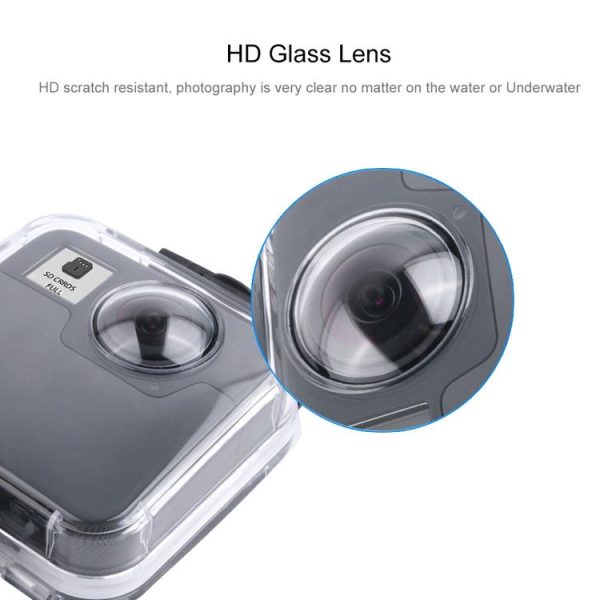 PULUZ 45m Underwater Waterproof Shockproof Housing Diving Case for GoPro Fusion, with Buckle Basic Mount & Screw - Image 5