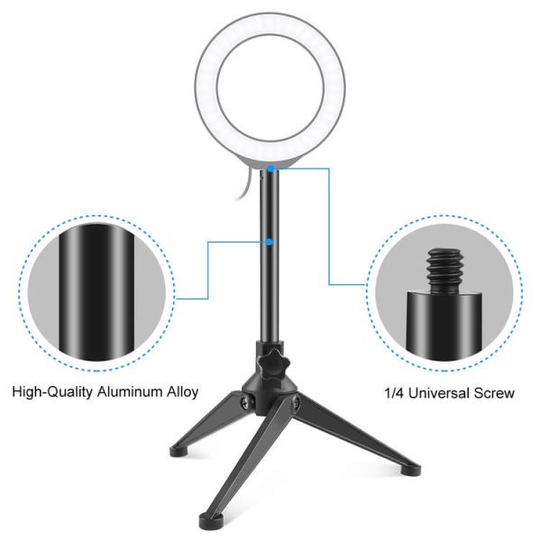 PULUZ Desktop Adjustable Tripod Stand Selfie Stick Mount Holder - Image 4