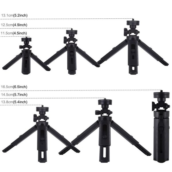 PULUZ Pocket 5-mode Adjustable Desktop Tripod Mount with 1 / 4 inch Screw for DSLR & Digital Cameras, Adjustable Height: 16.5-21.5cm - Image 4