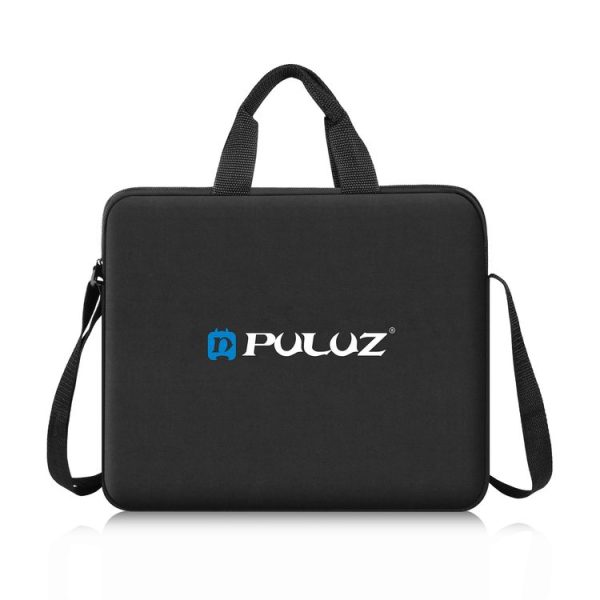 PULUZ 10 inch Ring LED Lights Portable Zipper Storage Bag Shoulder Handbags, Size: 33cm x 28cm x 3cm (Black) - Image 2