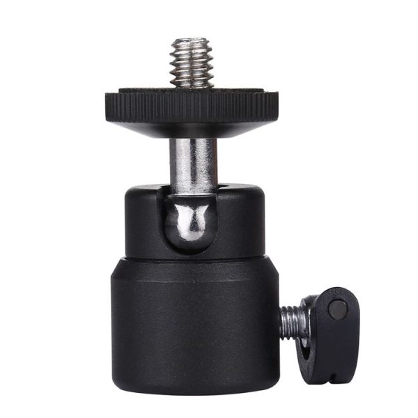 PULUZ 1 / 4 inch Screw Metal Tripod Ball Head Adapter with Lock - Image 2