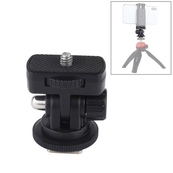 PULUZ 1 / 4 inch Screw Thread Cold Shoe Tripod Mount Adapter