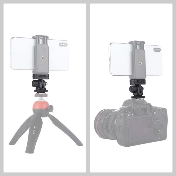 PULUZ 1 / 4 inch Screw Thread Cold Shoe Tripod Mount Adapter - Image 6