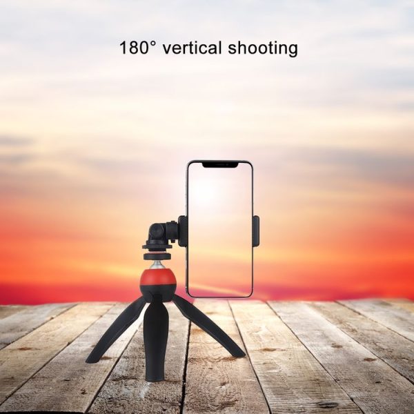 PULUZ 1 / 4 inch Screw Thread Cold Shoe Tripod Mount Adapter with Phone Clamp - Image 9
