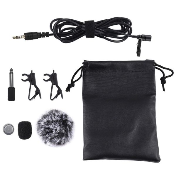 PULUZ 3.5mm Jack Lavalier Omnidirectional Condenser Recording Video Microphone, Length: 6m - Image 9