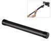PULUZ Carbon Fiber Extension Monopod Pole Rod Extendable Stick for DJI / MOZA / Feiyu V2 / Zhiyun G5 / SPG Gimbal, Length: 35cm (Black)
