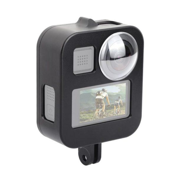 PULUZ Housing Shell CNC Aluminum Alloy Protective Cage for GoPro Max (Black)