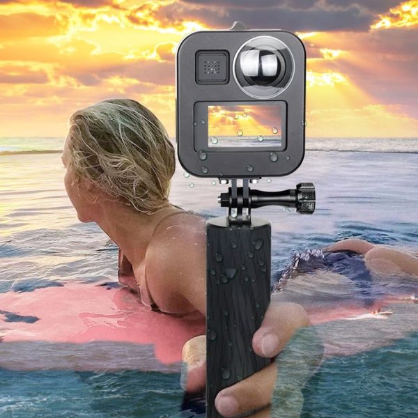 PULUZ Housing Shell CNC Aluminum Alloy Protective Cage for GoPro Max (Black) - Image 9