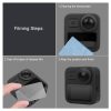 2 PCS PULUZ for GoPro Max LCD Display Screen Protector 9H 2.5D Tempered Glass Film - Image 7