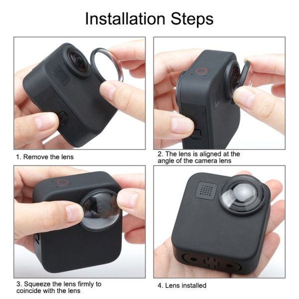 2 PCS PULUZ Acrylic Protective Lens Cover for GoPro Max - Image 6