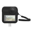 PULUZ for GoPro Max Dual Lens Caps Case + Body Silicone Protective Case (Black)