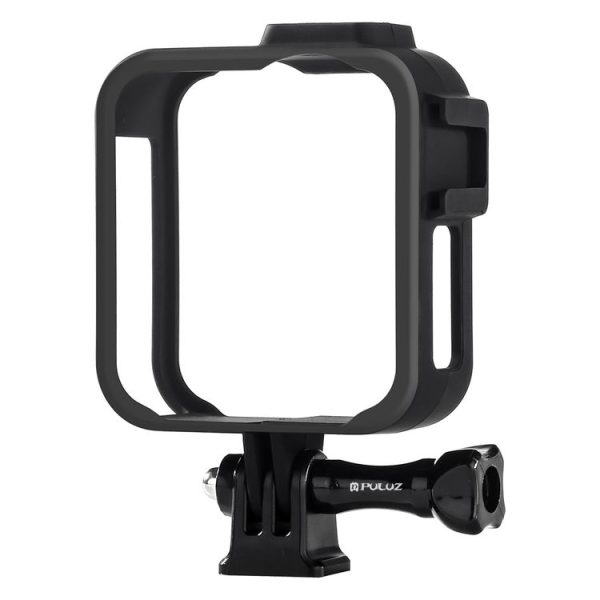 PULUZ ABS Plastic Shockproof Side Frame Mount Protective Case with Base & Long Screw for GoPro Max (Black) - Image 2