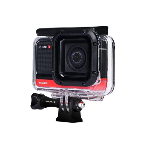 PULUZ 60m Underwater Depth Diving Case Waterproof Camera Housing for Insta360 ONE R 4K Wide-angle Edition (Transparent) - Image 3