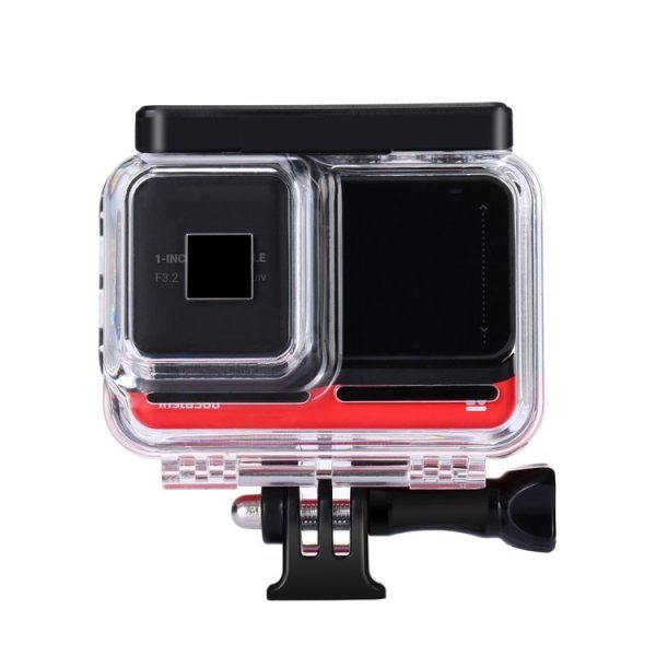 PULUZ 60m Underwater Depth Diving Case Waterproof Camera Housing for Insta360 ONE R 1.0 inch Edition (Transparent) - Image 3