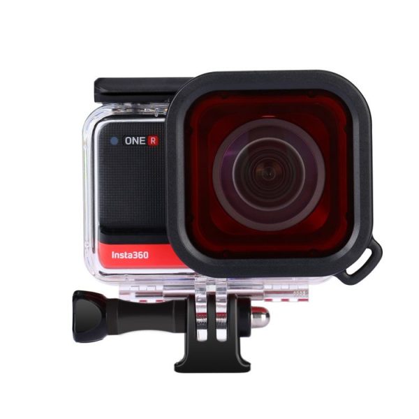 PULUZ 60m Underwater Depth Diving Case Waterproof Camera Housing for Insta360 ONE R 1.0 inch Edition (Transparent) - Image 4