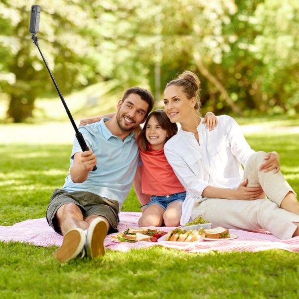 PULUZ 1.22m Retractable Invisible Selfie Stick with Tripod For Insta360 X4 / X3 (Black) - Image 8