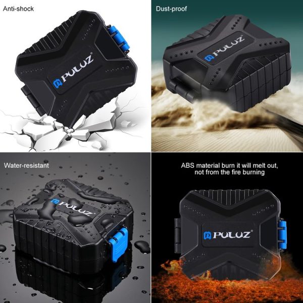 PULUZ 11 in 1 Memory Card Case for 3SIM + 2XQD + 2CF + 2TF + 2SD Card - Image 15