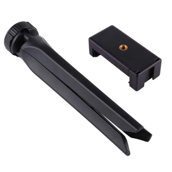 PULUZ Pocket Mini Plastic Tripod Mount with Phone Clamp for Smartphones (Black) - Image 9