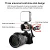 PULUZ Camera Vlog Selfie Flip Screen with Cold Shoe Mount Adapter for Mirrorless Camera (Black) - Image 3