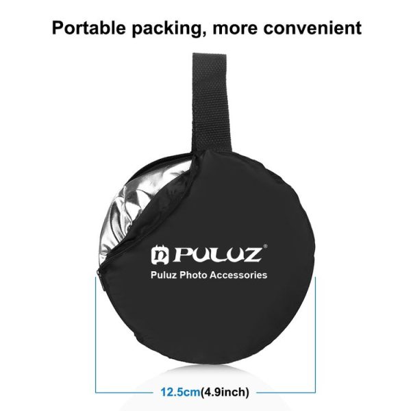 PULUZ 30cm 2 in 1 Silver / Gold Folding Photo Studio Reflector Board - Image 5