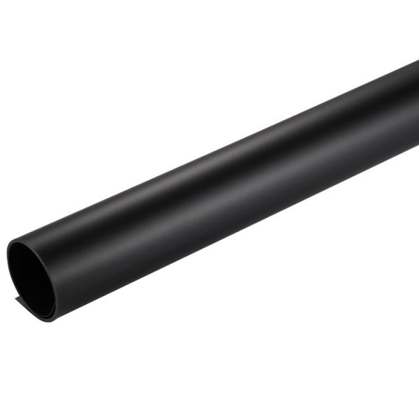 PULUZ Photography Background PVC Paper for Studio Tent Box, Size: 73.5cm x 36cm (Black) - Image 2