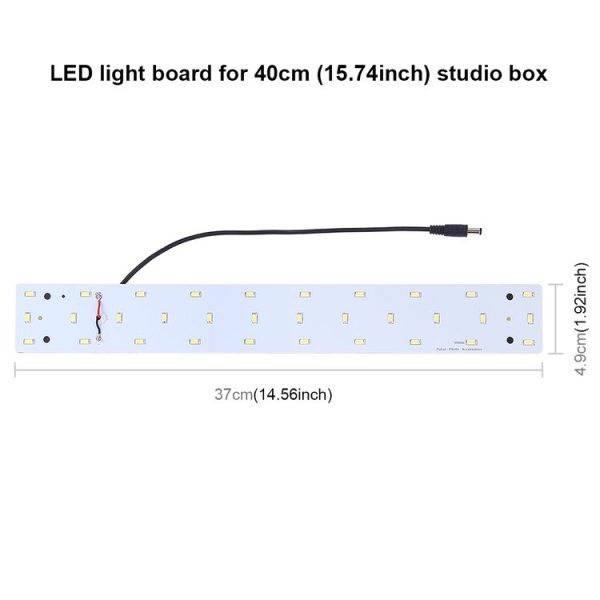 PULUZ 15W 1200LM 32 LEDs SMD 5730 5500K Aluminum Base Light Panel for 40cm Studio Tent - Image 4