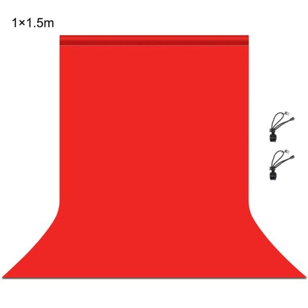 PULUZ 1m x 1.5m Photography Background Photo Studio Background Cloth Backdrop (Red)