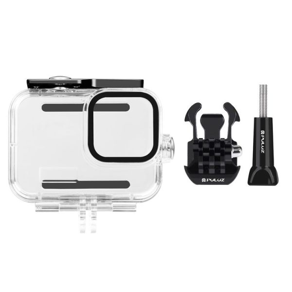 GoPro HERO13 Black / 12 Black / 11 Black / 10 Black / 9 Black PULUZ 60m Waterproof Housing Protective Case with Buckle Basic Mount & Screw - Image 8