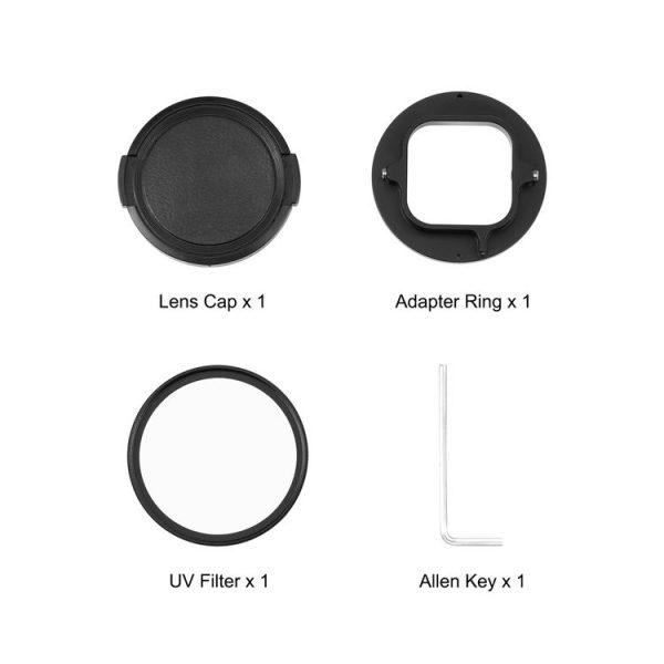PULUZ 52mm UV Lens Filter for GoPro HERO12 Black / 11 Black Mini / 11 Black / 10 Black / 9 Black, with Adapter Ring - Image 6