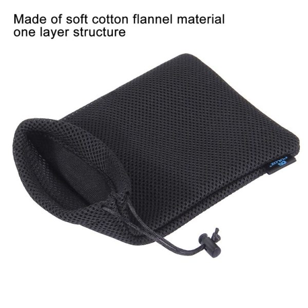 PULUZ Storage Bag with Stay Cord for GoPro, Insta360, DJI and Other Action Cameras Accessories (Black) - Image 4