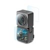 PULUZ 3 in 1 Lens + Front and Back LCD Display 9H 2.5D Tempered Glass Film for DJI Action 2 - Image 2