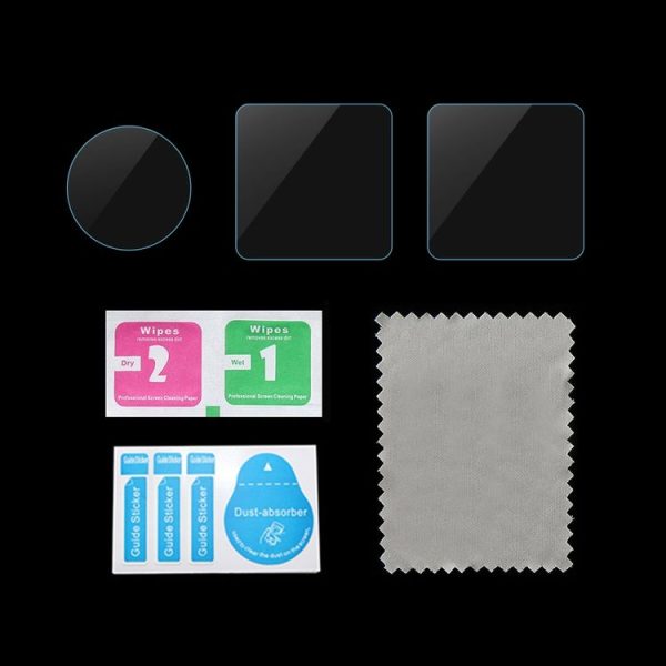 PULUZ 3 in 1 Lens + Front and Back LCD Display 9H 2.5D Tempered Glass Film for DJI Action 2 - Image 7