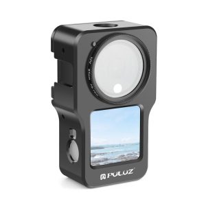 PULUZ CNC Aluminum Alloy Cage for DJI Action 2 (Black)