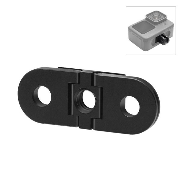 PULUZ Folding Finger Tripod Mount Adapter for GoPro HERO13 Black / 12 Black / 11 Black / 11 Black mini / 10 Black / 9 Black / 8 Black / Max (Black)