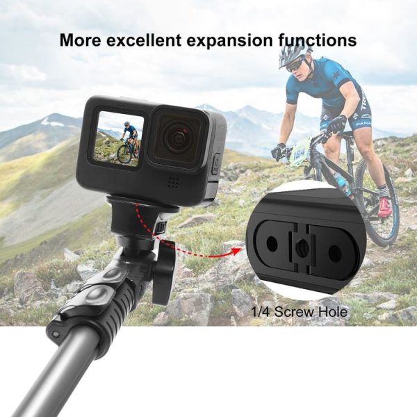 PULUZ Folding Finger Tripod Mount Adapter for GoPro HERO13 Black / 12 Black / 11 Black / 11 Black mini / 10 Black / 9 Black / 8 Black / Max (Black) - Image 5